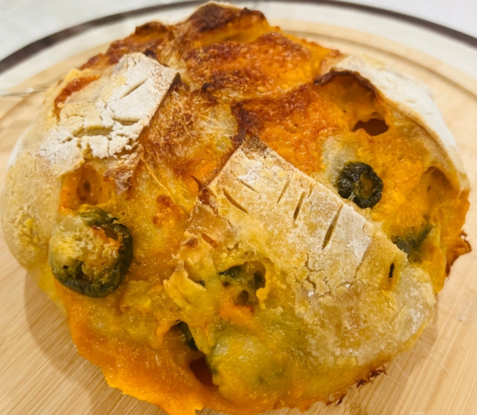 Regular Jalapeño Cheddar Sourdough Boule
