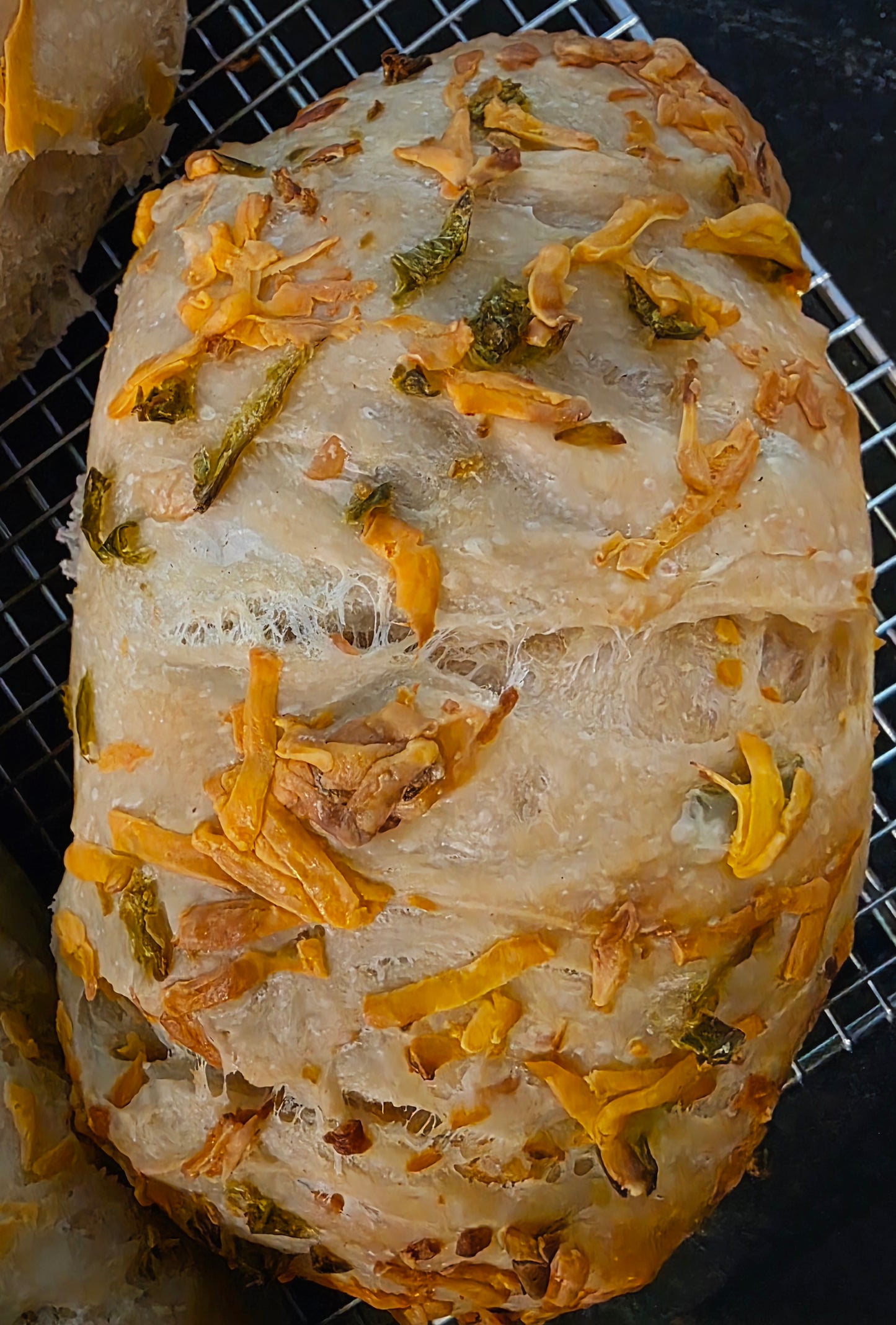 Large Sourdough hot honey jalapeño cheddar loaf