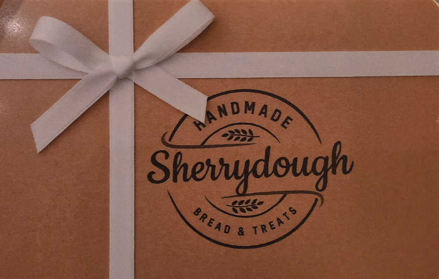 Physical Sherrydough gift card