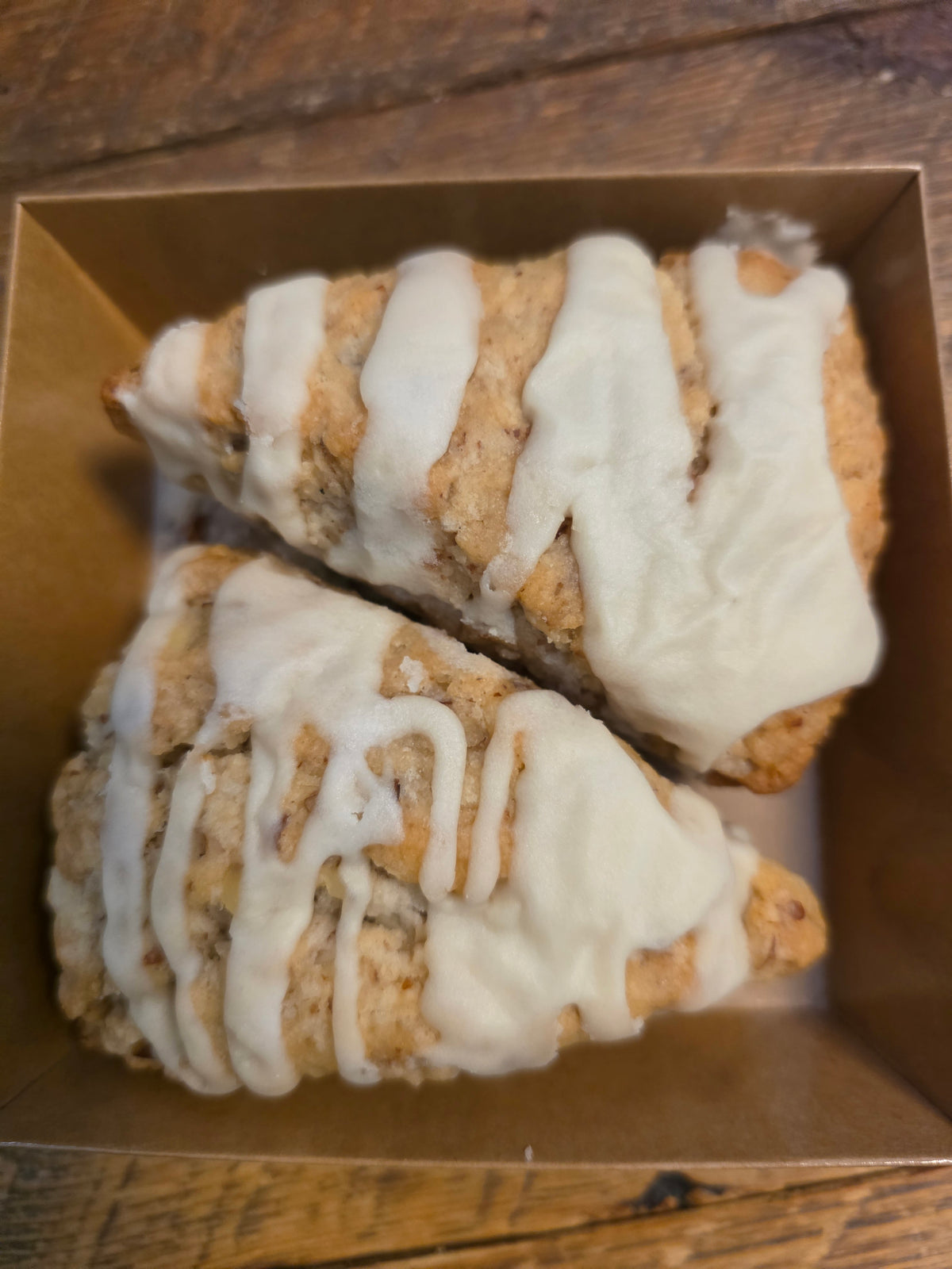 Maple pecan scone