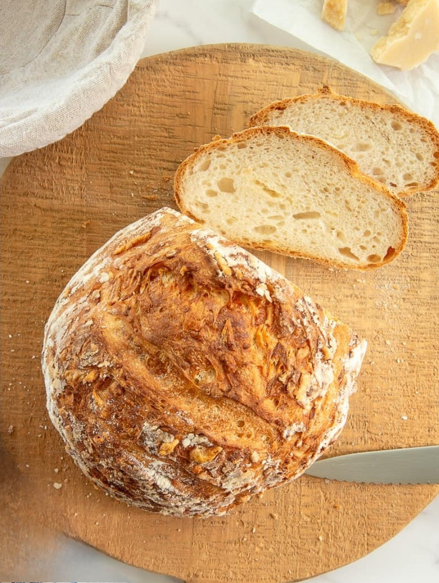 Regular Asiago Cheese Sourdough boule