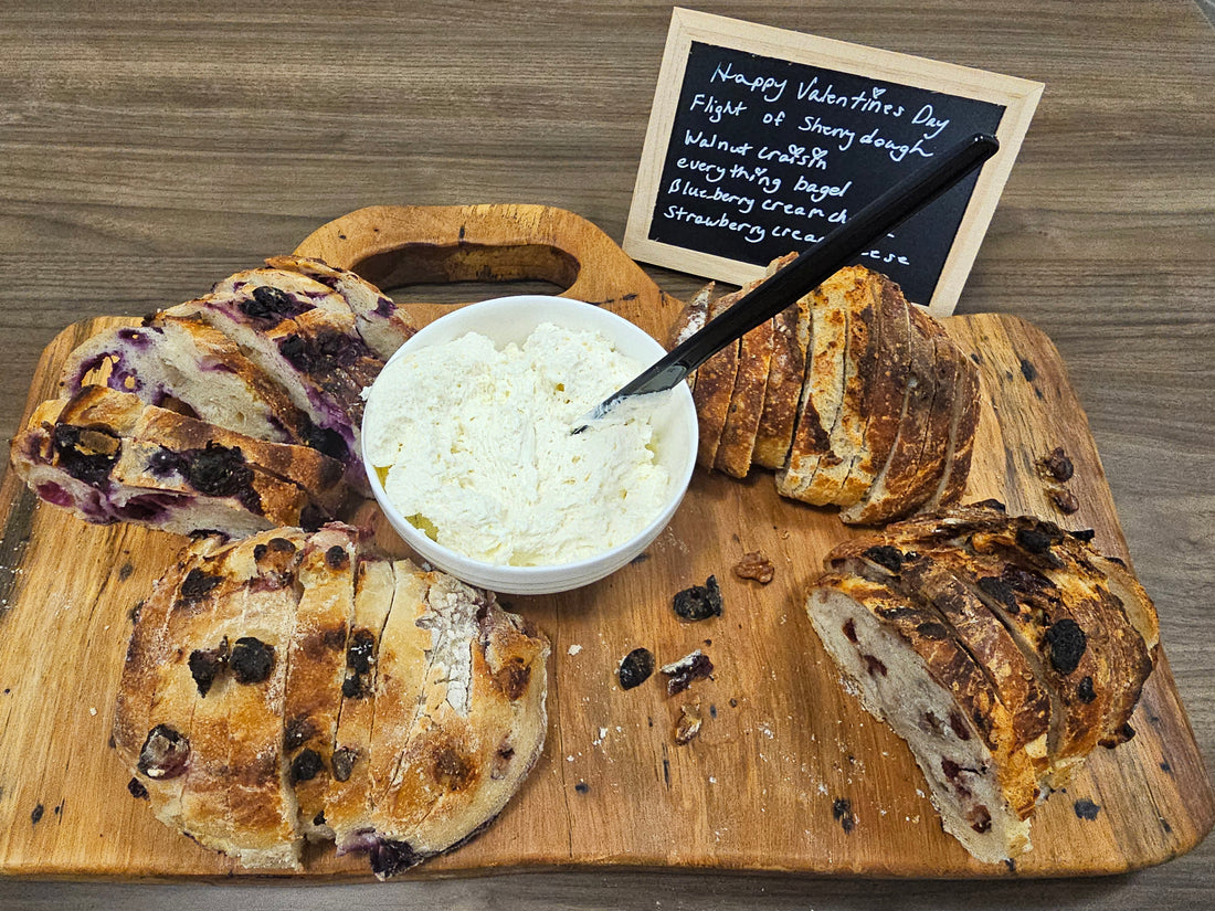 Sourdough boule flight