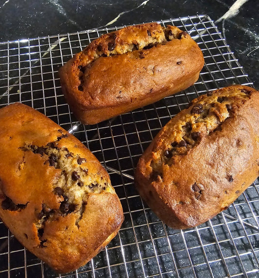 Banana Sourdough Bread - Mini Loaves