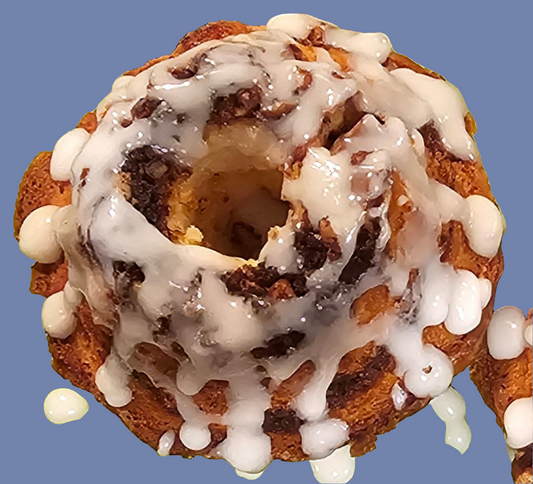 Mini Sourdough Cinnamon Coffee Cakes