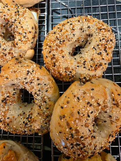 Sourdough Discard Everything bagel