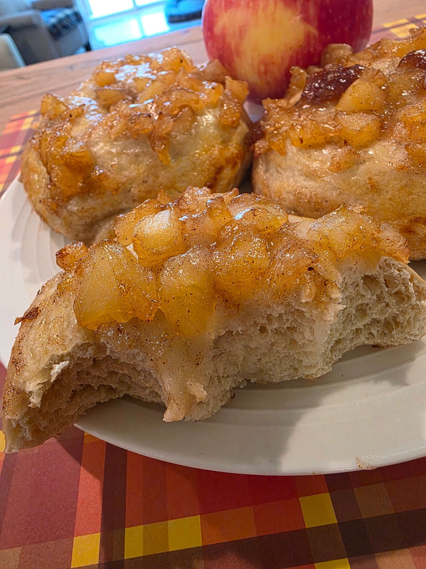 Sourdough apple cinnamon bagels