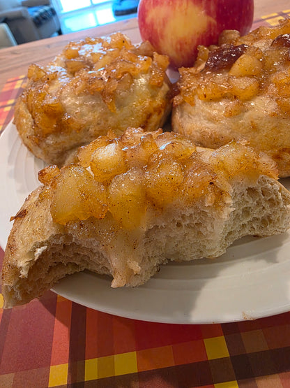 Sourdough apple cinnamon bagels