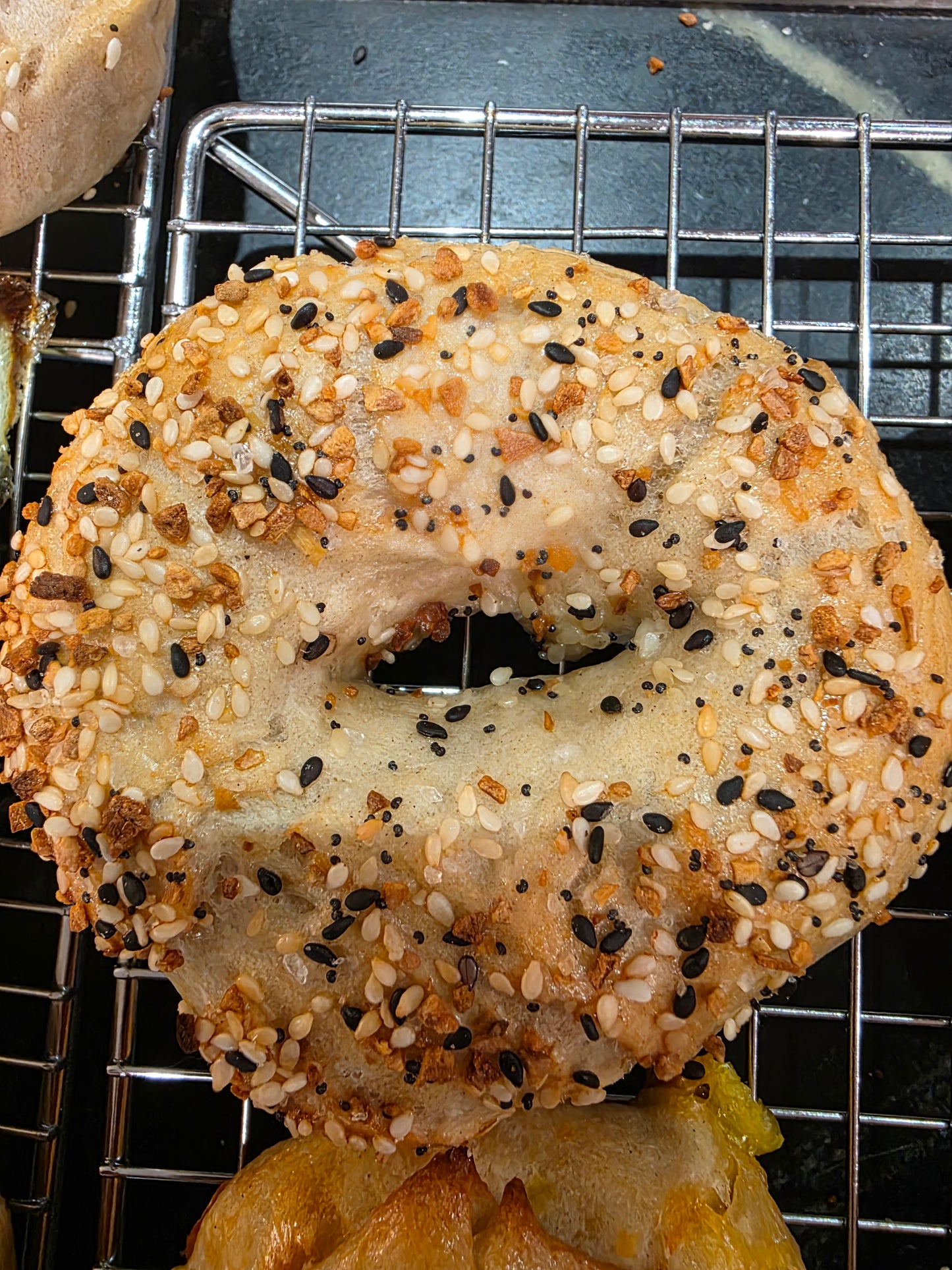 Sourdough Discard Everything bagel