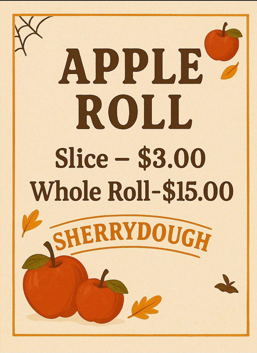 Sourdough Apple Roll