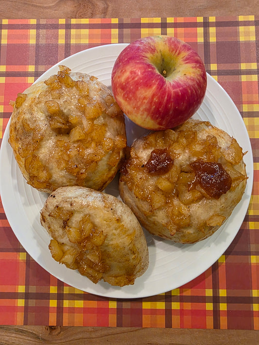 Sourdough apple cinnamon bagels
